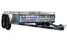 Small tandem trailer